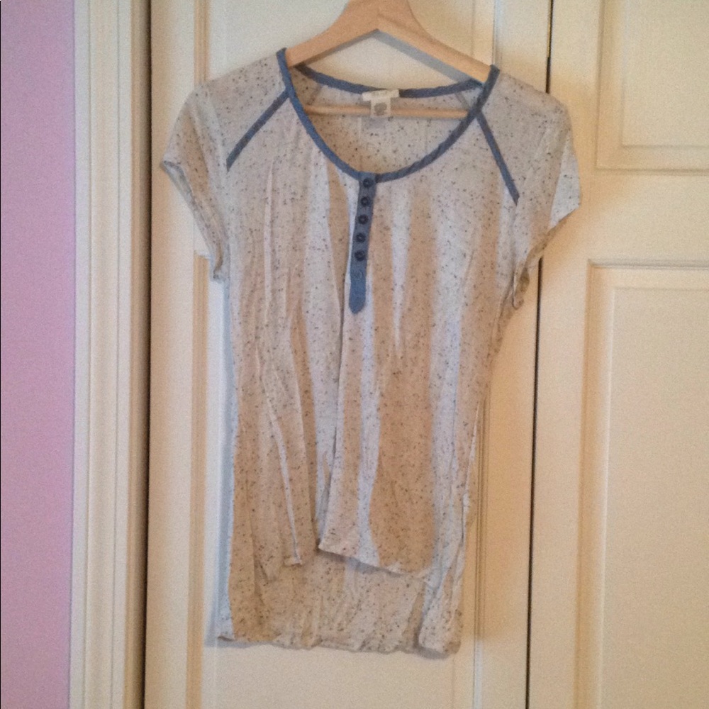 Speckled tee